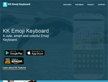 Tablet Screenshot of emoji-keyboard.com